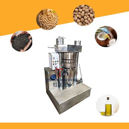 Peanut Seed Oil Extractor Soybean Hydraulic Oil Extraction Machine