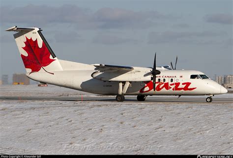 C GKON Air Canada Jazz De Havilland Canada DHC 8 102 Dash 8 Photo By