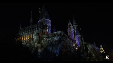 Hogwarts Castle Night View Hogwarts Castle Night View Flickr