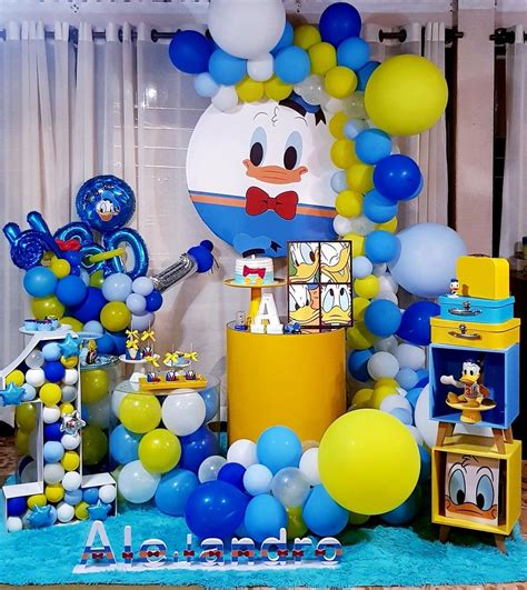 Decoración Cumpleaños Pato Donald Fiesta Del Pato Donald Fiestas De