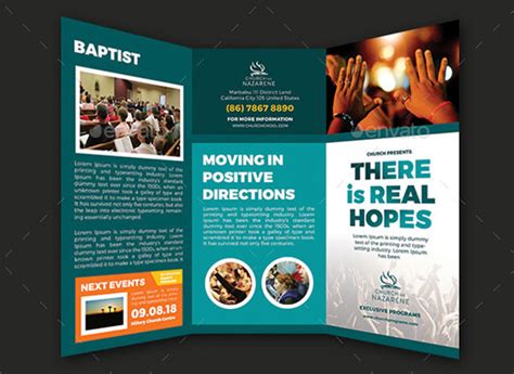 16 Popular Church Brochure Templates Aipsd Docs Pages Free