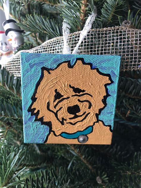 Goldendoodle Christmas Ornament Personalized Goldendoodle Etsy