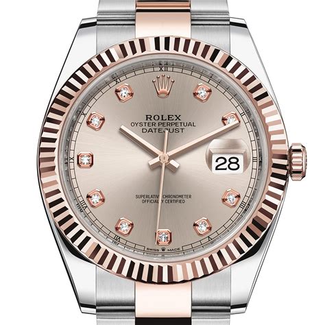 Rolex Datejust Oyster Mm Oystersteel Und Oysterosegold M