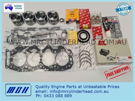 Wlt Full Engine Rebuild Kit For Ford Courier Mazda B L Sohc V