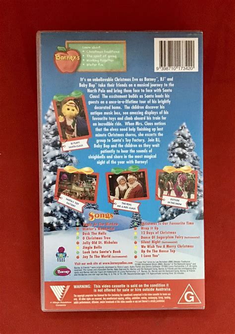 Barneys Night Before Christmas Vhs Retro Vintage Video Ebay