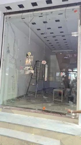 Transparent Tuffen Glass Partition Office And Shop At Rs Sq Ft In