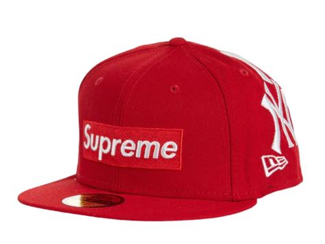 Supreme New York Yankees Box Logo New Era Red ของแท