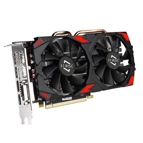 SHELI 51RISC Video Card AMD RX 580 8G 256Bit 2048SP GDDR5 Graphics