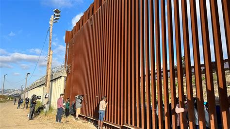 Mexican Border Fence Crossing