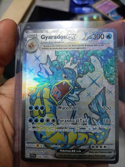 Gyarados EX Full Art Secret Rare 225 198 Hobbies Toys Toys Games