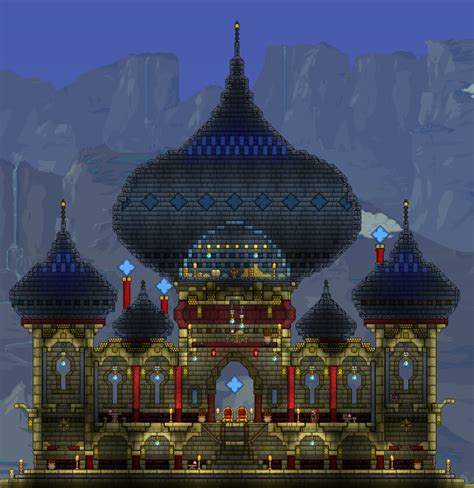 Desert Palace Terraria Terraria House Design Terraria House Ideas