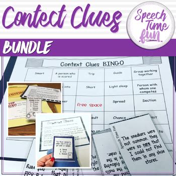 Context Clues BUNDLE By Speech Time Fun TPT