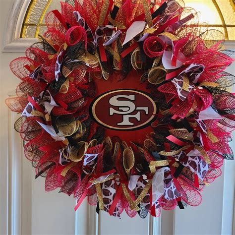 San Francisco 49ers Wreath Etsy