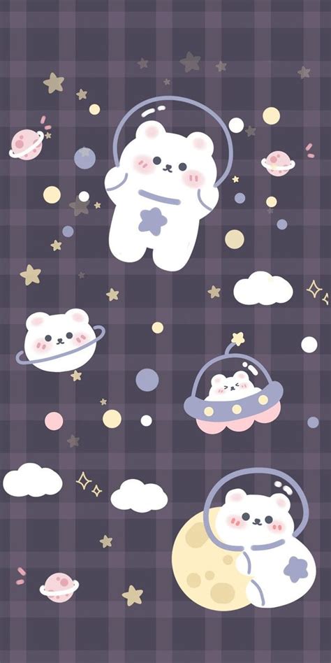 Space Bear Cute Hd Phone Wallpaper Pxfuel