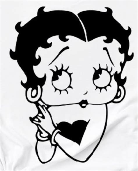 Betty Boop Silhouette Svg Kwikmens