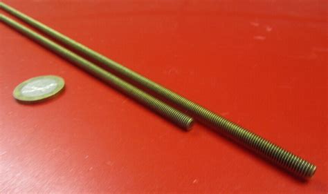 Threaded Brass Rods Rh 10 32 X 3 Foot Length 2 Units Ebay