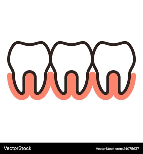 Teeth icon Royalty Free Vector Image - VectorStock