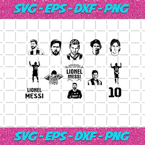 Lionel Messi Bundle Svg Sport Svg Messi Logo Svg Lionel Messi Svg