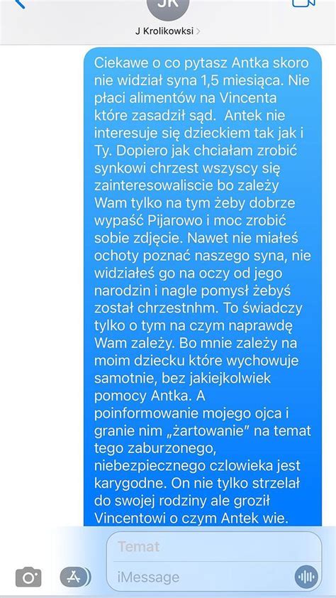 Joanna Opozda Przerywa Milczenie I Uderza W Rodzin Antka