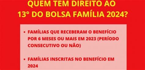 Décimo Terceiro do Bolsa Família 2024 esta lista recebe em agosto