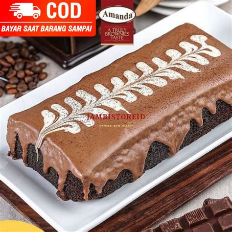 Jual Jambistoreid Kue Brownies Kukus Cappuccino Marble Amanda Oleh