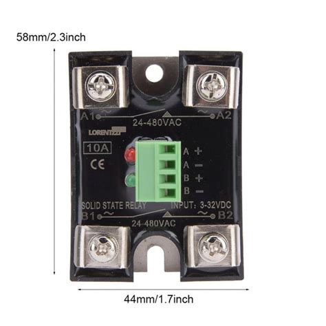 Dual Solid State Relay Dc Input Ac Output Ssr