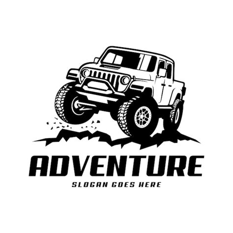 Premium Vector Vector Offroad Suv Car Adventure Logo Illustration