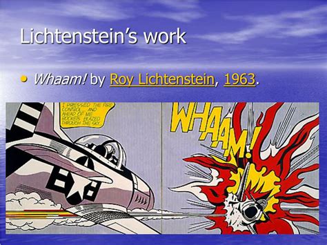 roy lichtenstein powerpoint    id