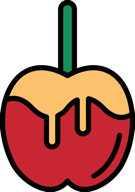 Caramel apple Vector Icon Design 25227057 Vector Art at Vecteezy