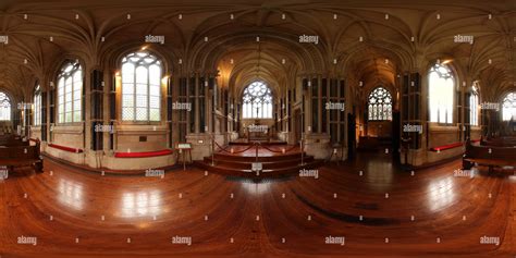 360° View Of Kylemore Abbeys Gothic Church Interior Ireland Alamy