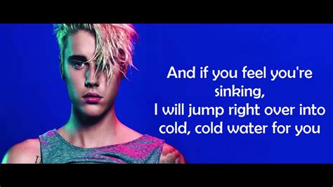 Cold Water Lyrics Justin Bieber Major Lazer YouTube