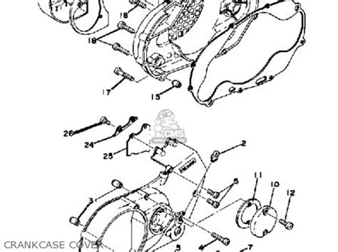 Yamaha RD400 1977 USA parts lists and schematics