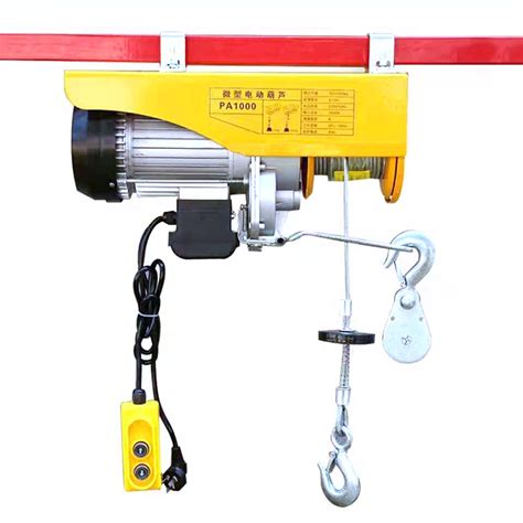 China Jack Mini Electric Hoist Lifting Pa Wire Rope Hoist For Lifting