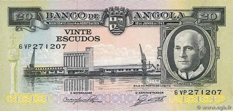 Escudos Angola P B Billets