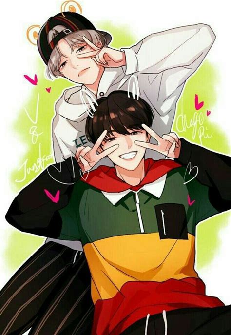 KookV VKook Fanart 18 Vkook Fanart Bts Fanart Fan Art