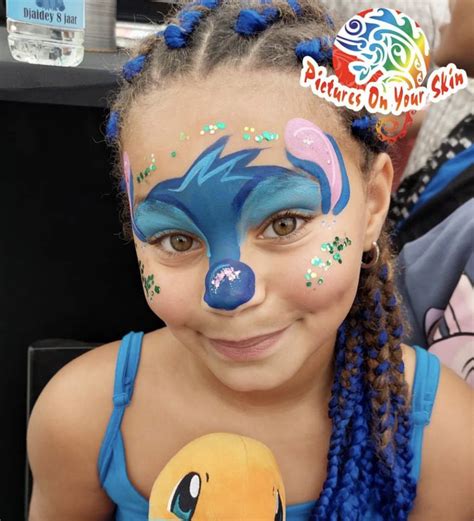 Stitch facepaint by pictures on your skin Babs | Face painting unicorn ...