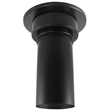 DuraVent DuraBlack 6 In X 8 In Single Wall Chimney Stove Pipe Slip