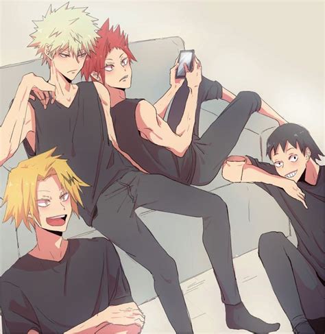 Bakugou Katsuki Kirishima Eijirou Kaminari Denki Sero Hanta