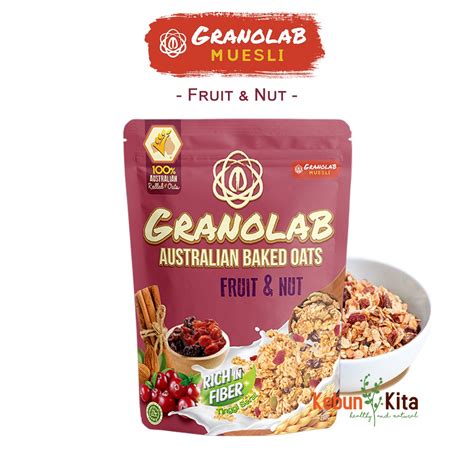 Jual Granolab Muesli Granola Fruit Nut Gr Shopee Indonesia