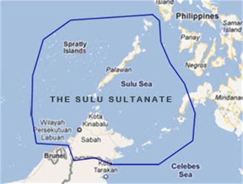 Sulu Sultanate Map