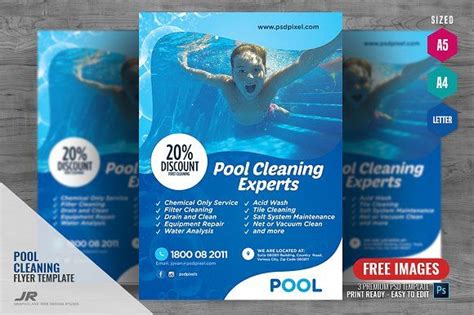 Pool Services Flyer Pool Cleaning Pool Service Cleaning Flyers