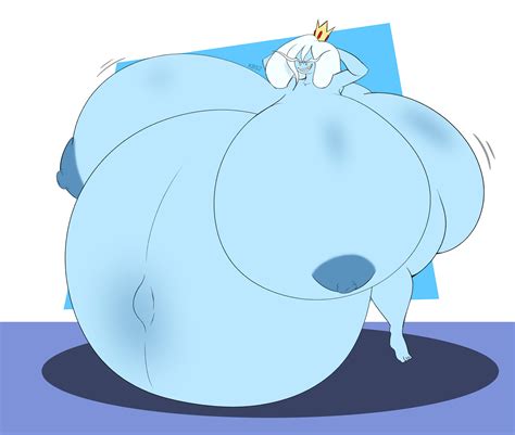 Rule 34 1girls Adventure Time Ass Belly Big Ass Big Belly Big Breasts Blue Skin Breasts Female