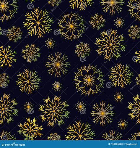 New Year Seamless Pattern Stock Photo Image Of Element