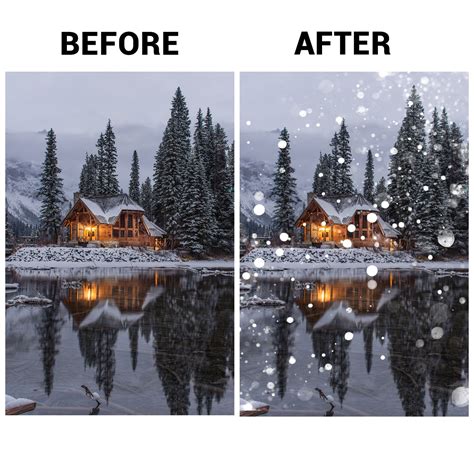 Snow Overlays Photoshop Overlays Christmas Overlays Photo Overlay ...