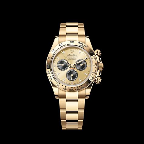 Rolex Daytona Cosmograph: Oyster, 40 mm, Yellow gold, golden and bright ...