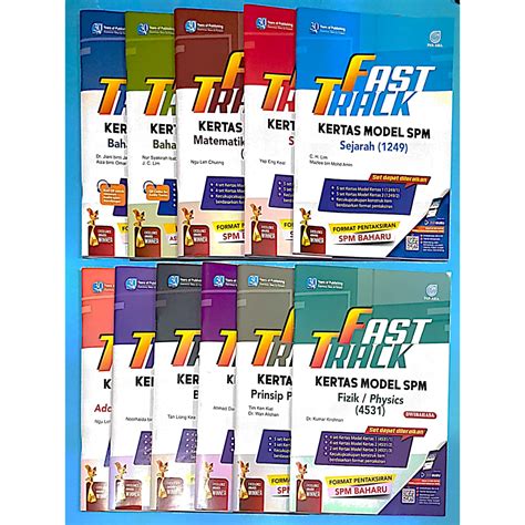 Pan Asia Fast Track Kertas Model Spm Buku Latihan Shopee