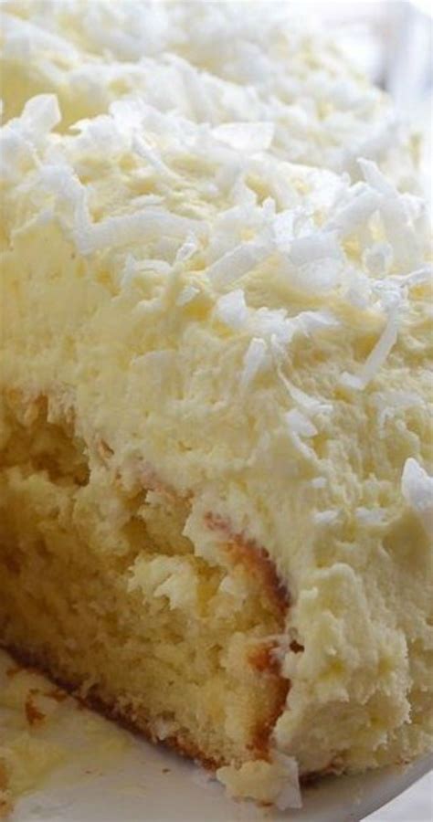 Coconut Cream Cake With Coconut Cream Frosting Mother Thyme Recipe Coconut Recipes