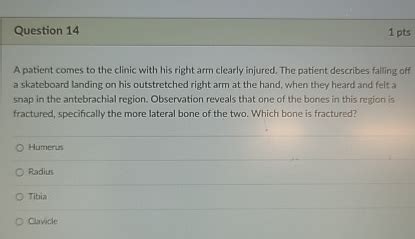 Solved Question Ptsa Patient Comes To The Clinic With Chegg