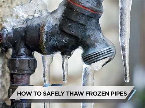 How To Safely Thaw Frozen Pipes J Griffin Heating And Plumbing Inc