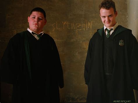 Malfoys Underlings Crabbe And Goyle Harry Potter Cast Goyle Harry